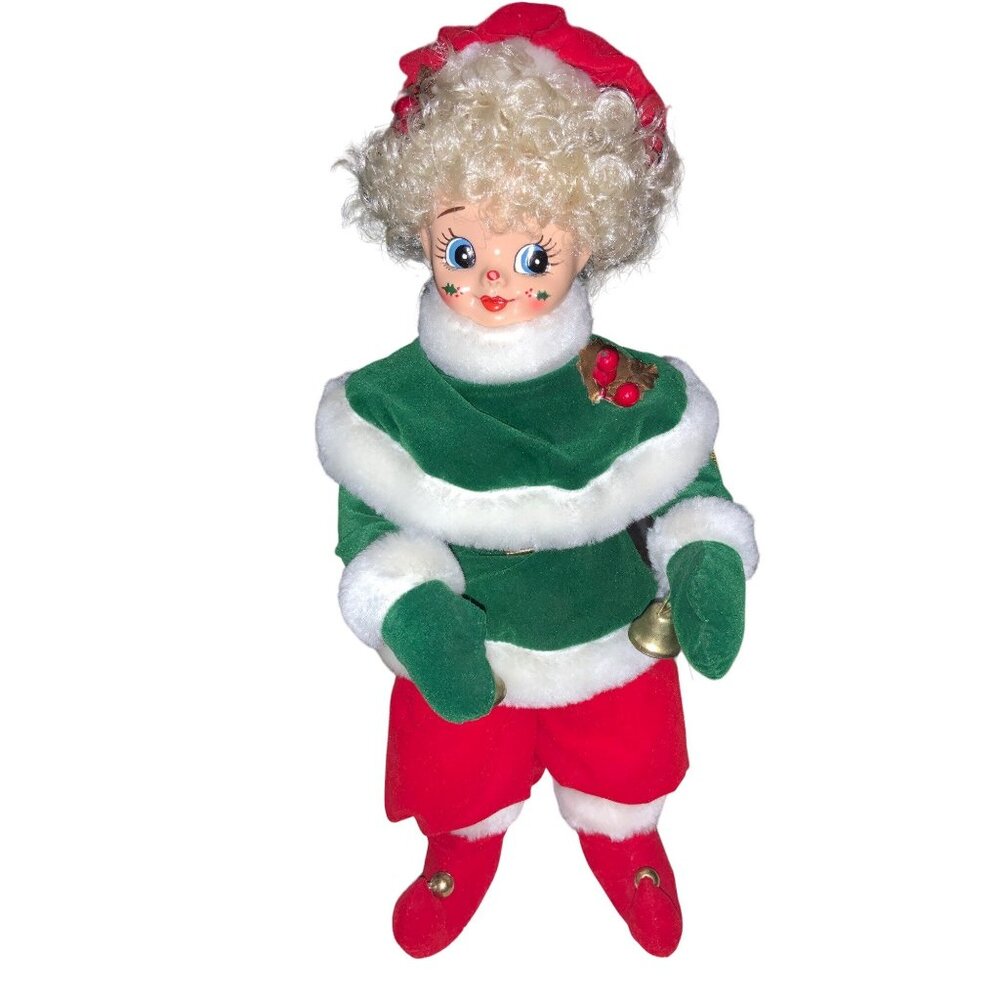 Brinn's December Calendar Clown Christmas Doll 1986